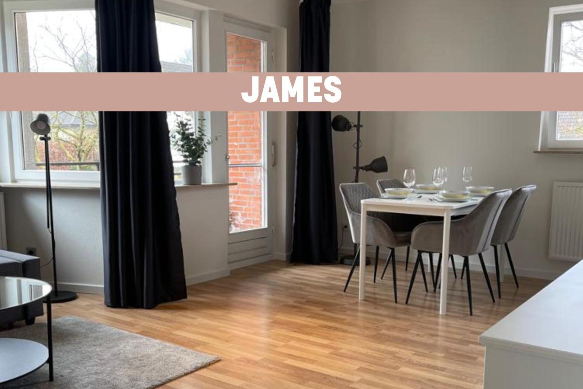 James -Ferienwohnung Mit Balkon In Strand Und Wald Naehe Flensburg Bagian luar foto